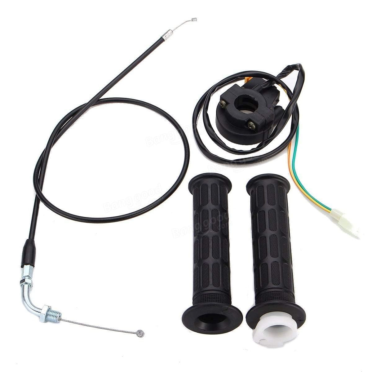 Handle Grips Throttle Cable Kill Switch for TVS Jupiter 125 Modnum80