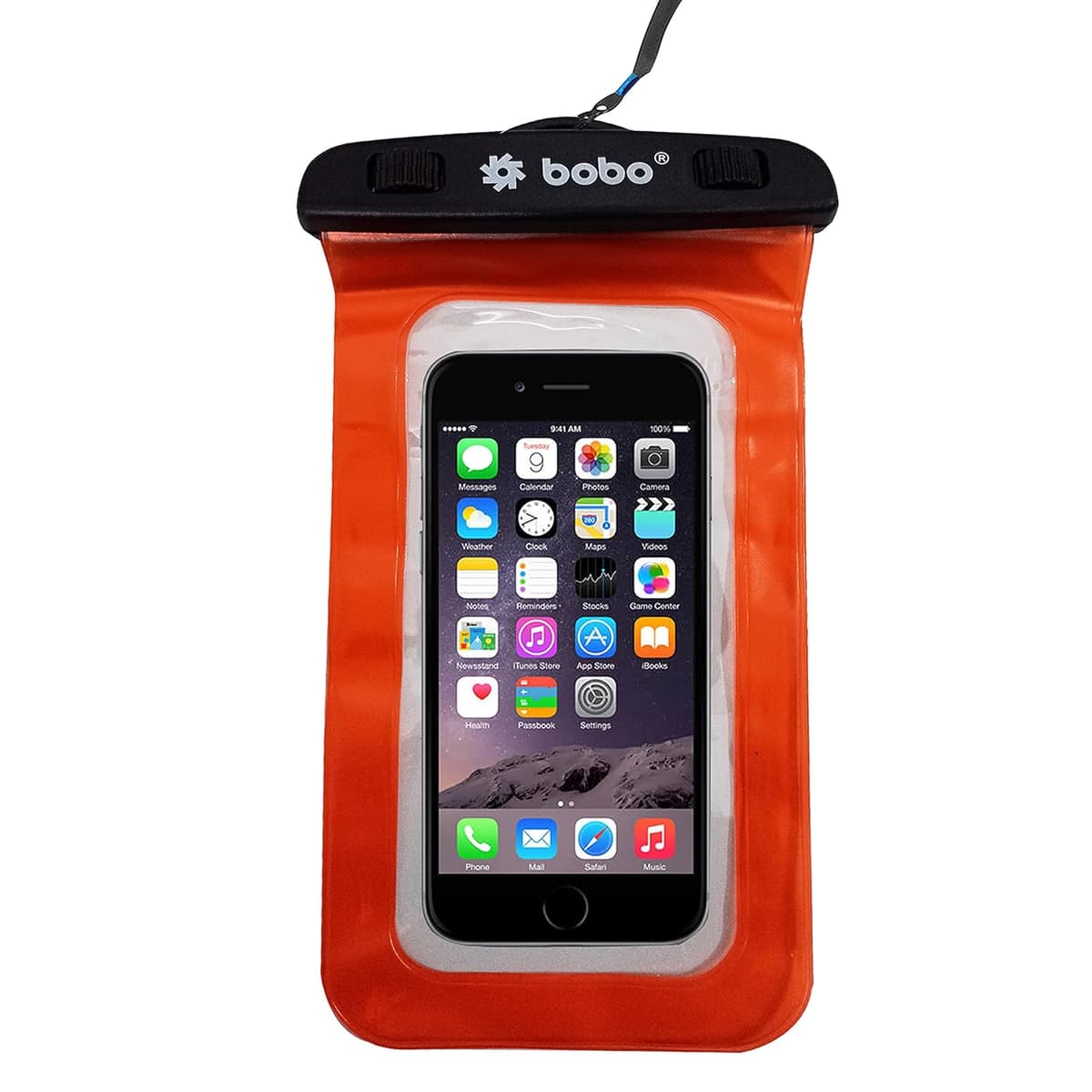 Bobo Universal Waterproof Pouch Big Size Orange Dry Bag