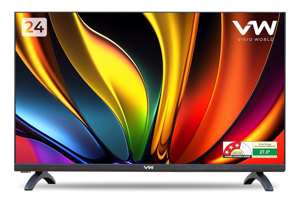 Visio World VW24A 24 Inch Premium Series HD Ready LED TV Black