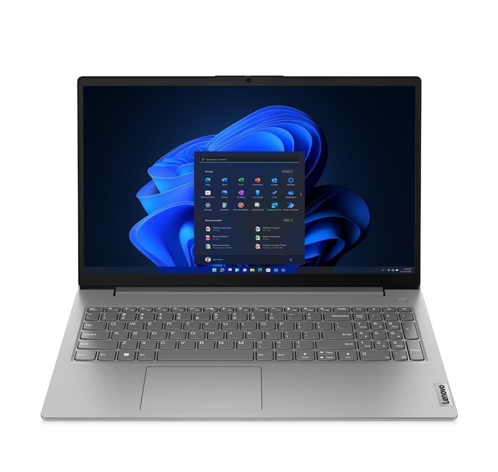 Lenovo V15 G4 AMD Athlon Silver 7120U Laptop 8GB LPDDR5 Ram, 512 GB SSD PCIe, Windows 11/MS Office,15.6" FHD Screen, AMD Radeon 610M, Silver, 1 Year Brand Warranty