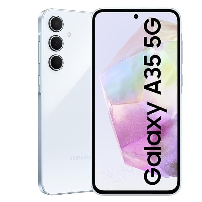 Samsung Galaxy A35 5G (Awesome Iceblue, 8GB RAM, 128GB Storage) Without Offer