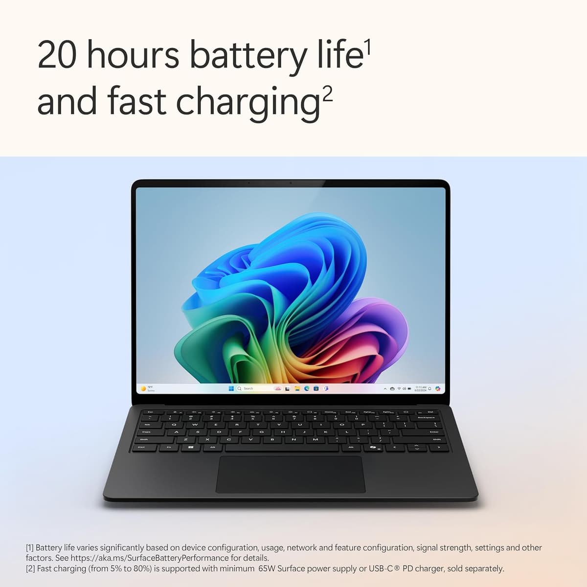 NEW Microsoft Surface Laptop (7th Edition) - Windows 11 Home Copilot + PC - 13.8” LCD PixelSense Touchscreen - Qualcomm Snapdragon X Plus (10 Core) - 16GB RAM - 512GB SSD - Graphite - ZGM-00059