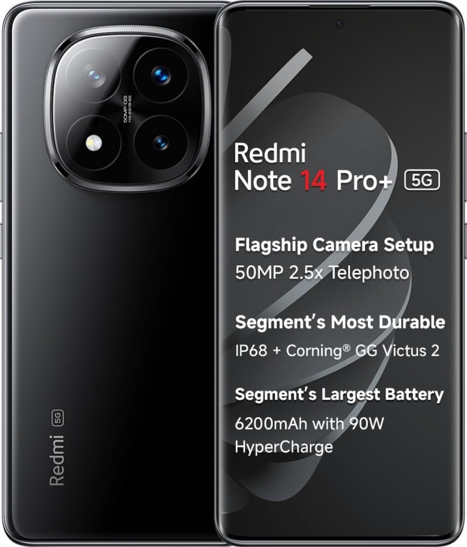 Redmi Note 14 Pro Plus 5G 256GB Titan Black