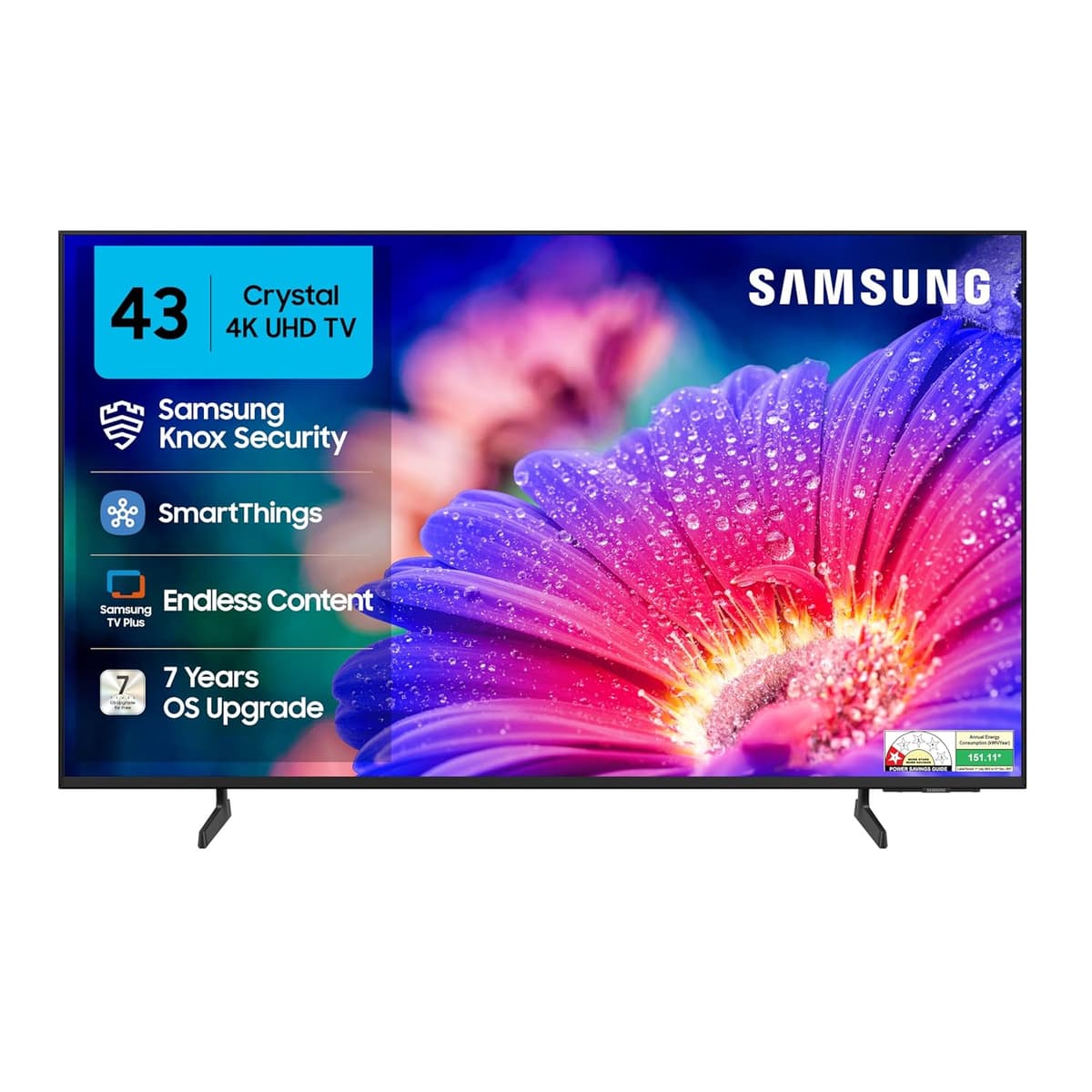 Samsung Crystal 4K Vista 43 Inch Smart LED TV UA43UE81AFULXL