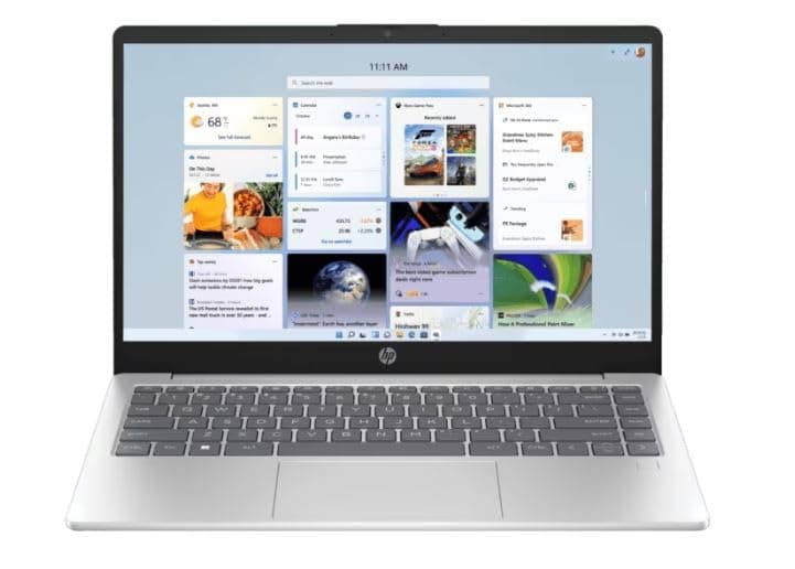 HP 14, 13th Gen Intel Core i5-1334U Laptop (16GB RAM, 512GB SSD), Anti-Glare, IPS, 14"/35.6cm, FHD, Win 11, MS Office 2021, Silver, 1.4Kg, Intel Iris Xe Graphics, FHD Camera,Backlit KB, gr0002TU