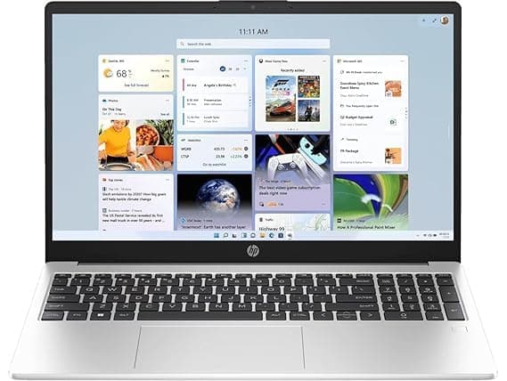 HP 255 G10, AMD Ryzen 3 7320U Quad Core -(DOS 16 GB RAM /512 GB SSD/AMD Radeon Graphics) Thin and Light Business Laptop/15.6" HD Display/Turbo Silver/1.5 Kg