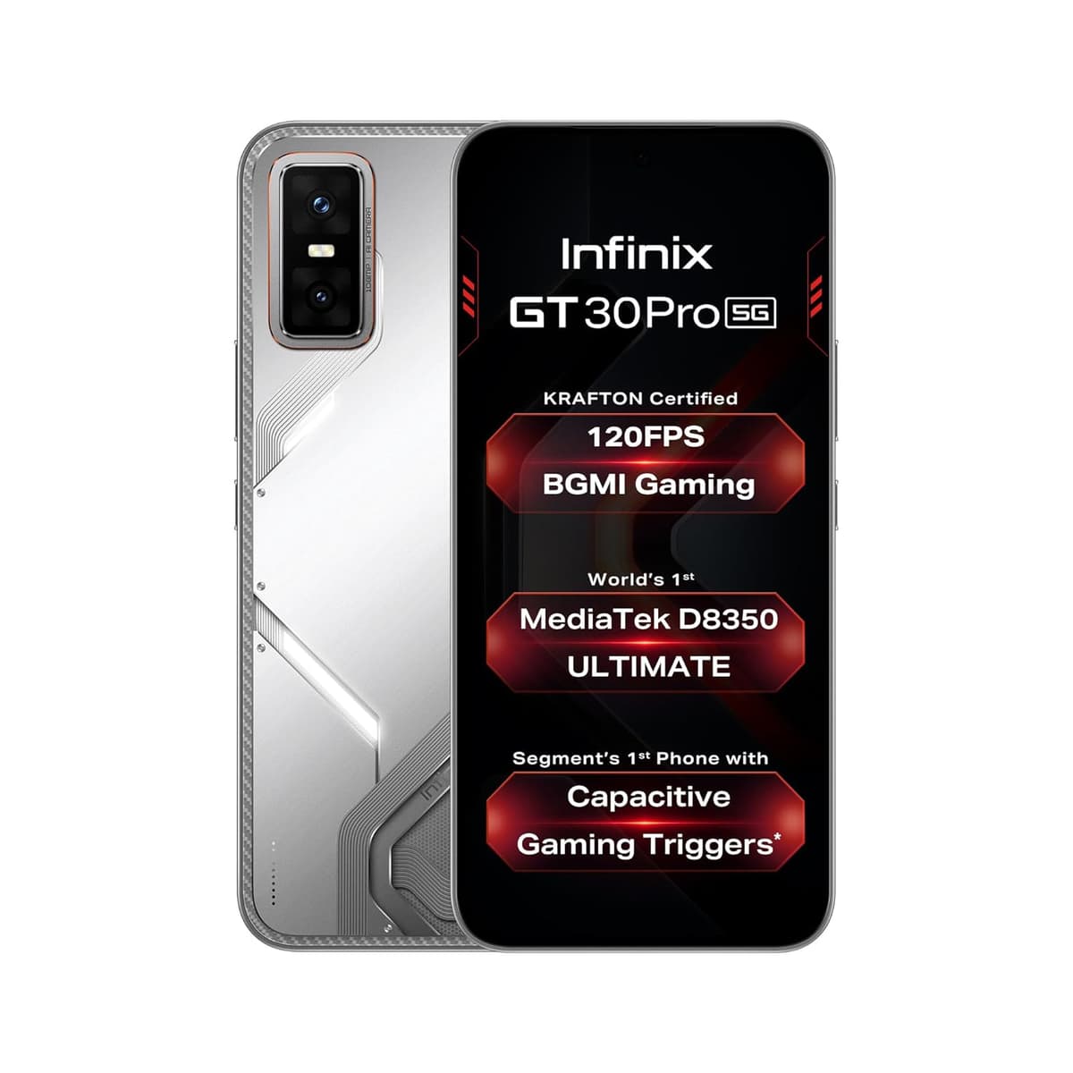 Infinix GT 30 Pro 5G Plus Blade White 8GB RAM 256GB Storage