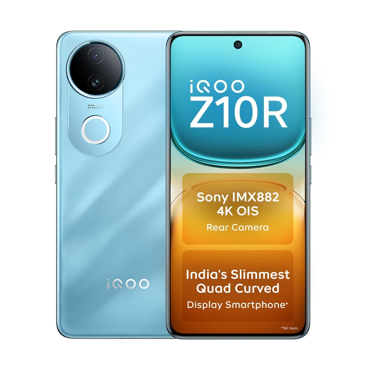 iQOO Z10R 5G Aquamarine 12GB RAM 256GB Storage