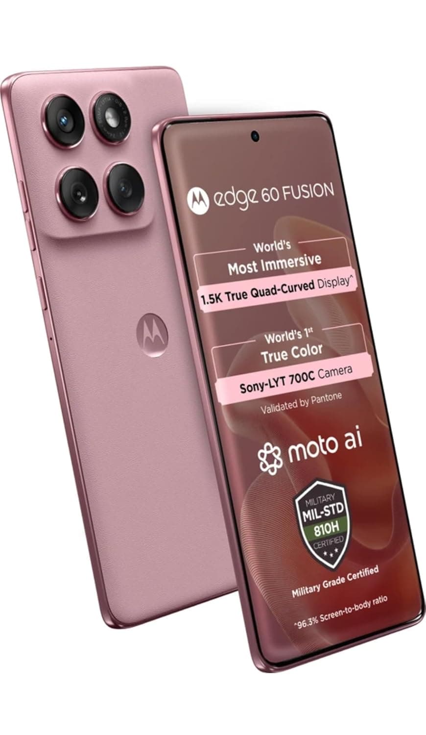 Motorola Edge 60 Fusion (Zephyr, 12GB RAM, 256GB Storage)