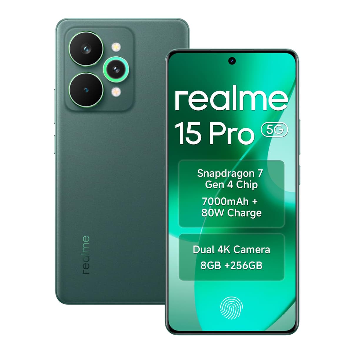 Realme 15 Pro 5G 256GB 8GB RAM Smartphone Green