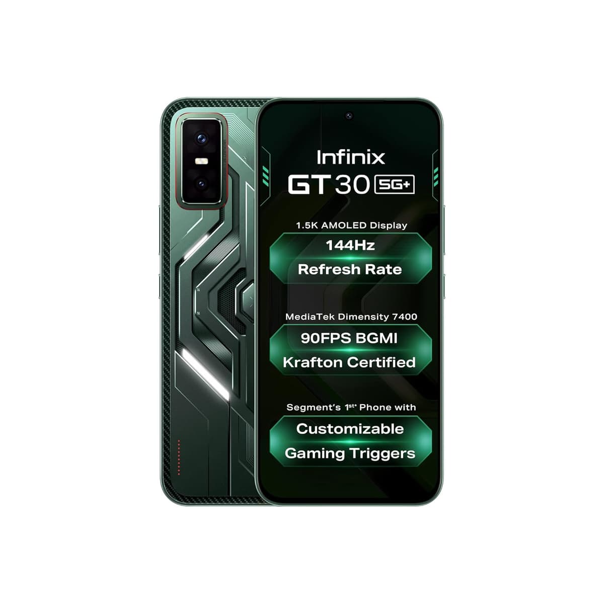 Infinix GT 30 5G Plus 128GB Pulse Green 8GB RAM