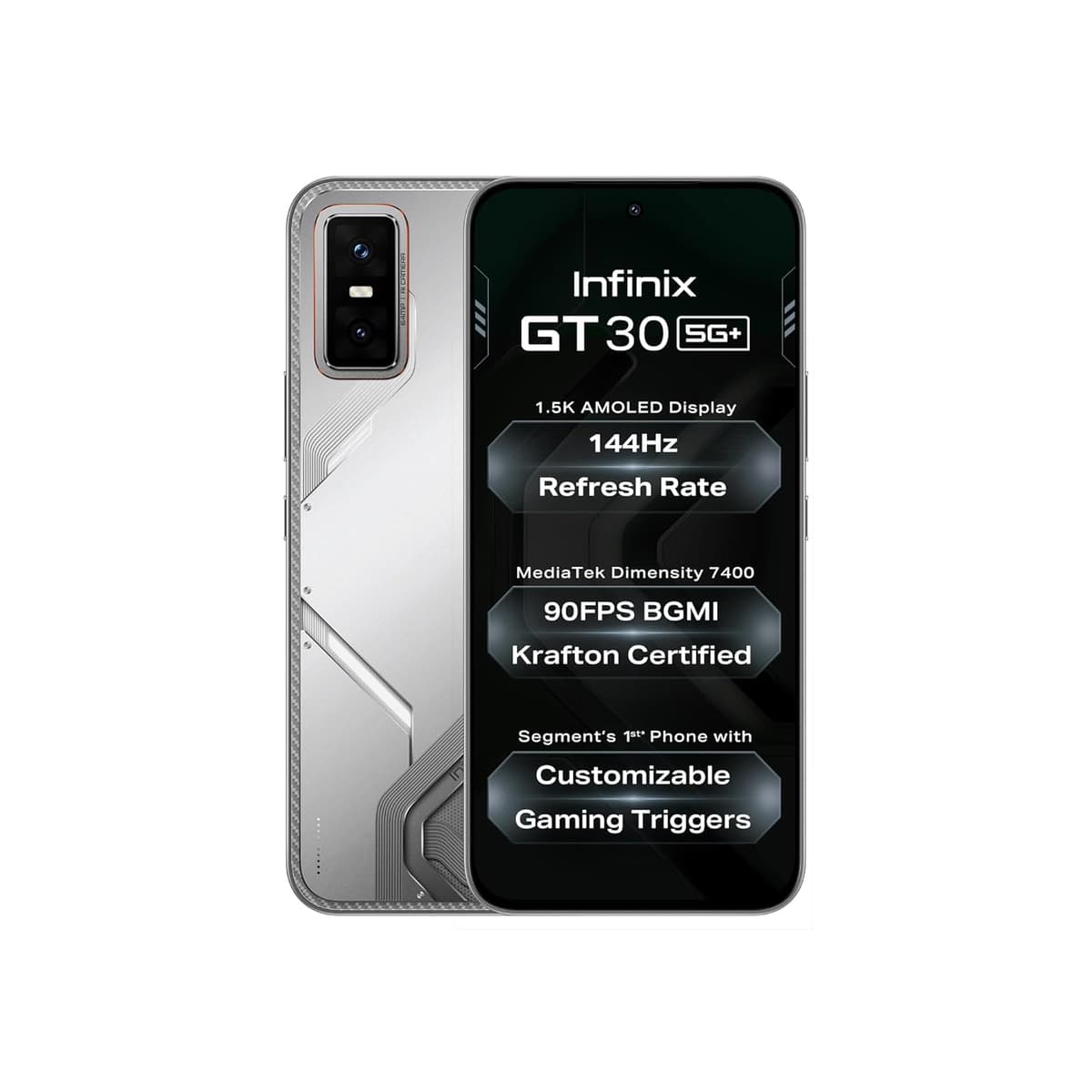 Infinix GT 30 5G Plus Blade White 8GB 128GB