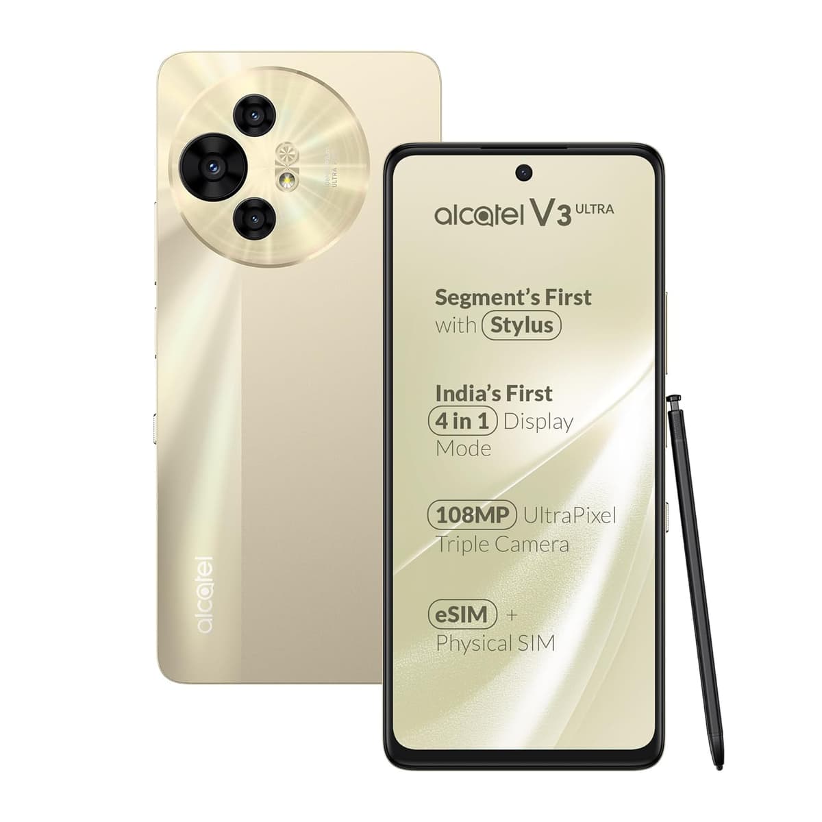 Alcatel V3 Ultra 5G 8GB 128GB Champagne Gold