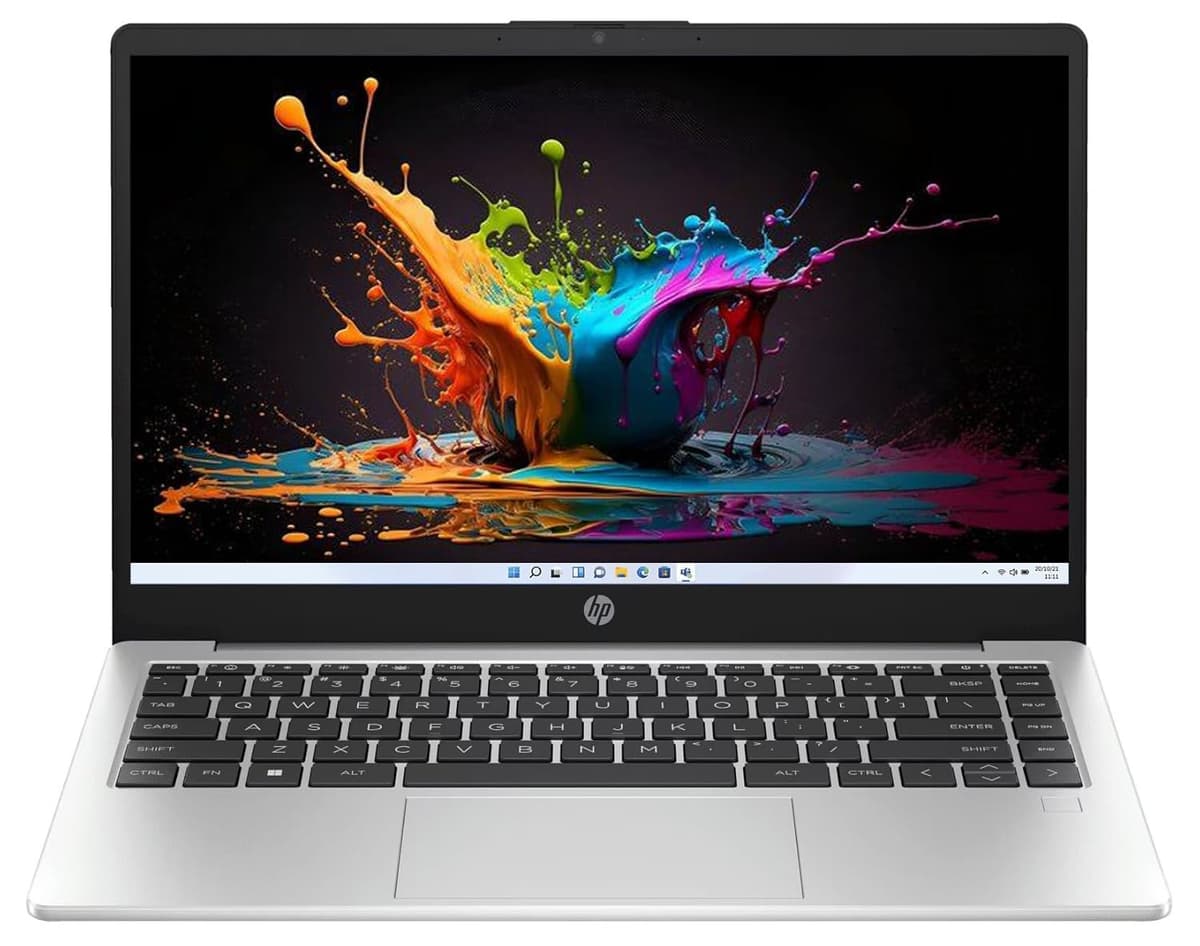 HP Professional 14 (2025), Intel Core i5 13th Gen 1334U - (8 GB/512 GB SSD/Intel Iris Xe Graphics/Windows 11 Pro) Thin and Light Business Laptop/14.0" FHD/Backlit + Fingerprint/Silver/1.4 Kg/MSO 2021