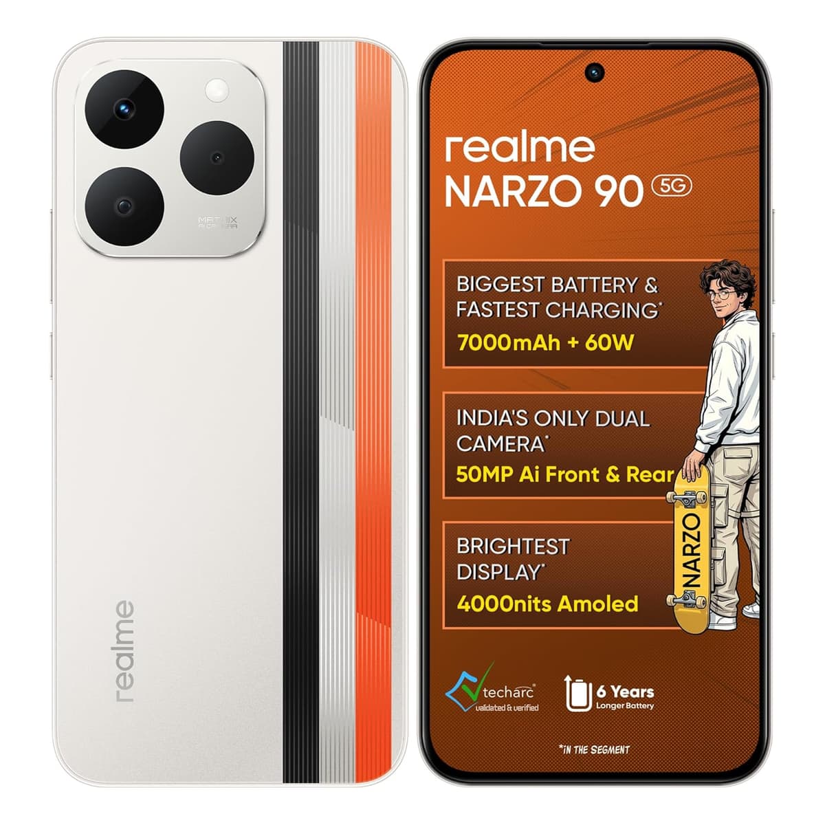 Realme Narzo 90 5G 8GB 128GB Victory Gold
