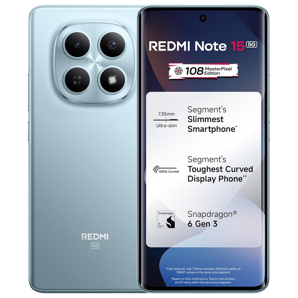 Redmi Note 15 5G 8GB 256GB Glacier Blue