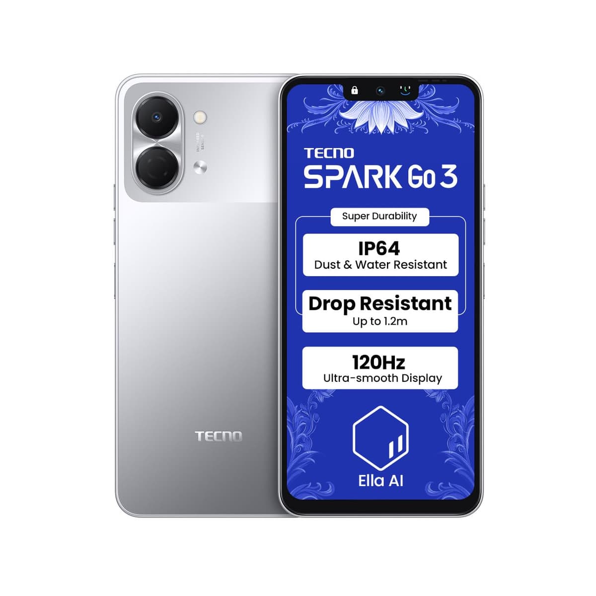 Tecno Spark Go 3 4GB 64GB Titanium Grey