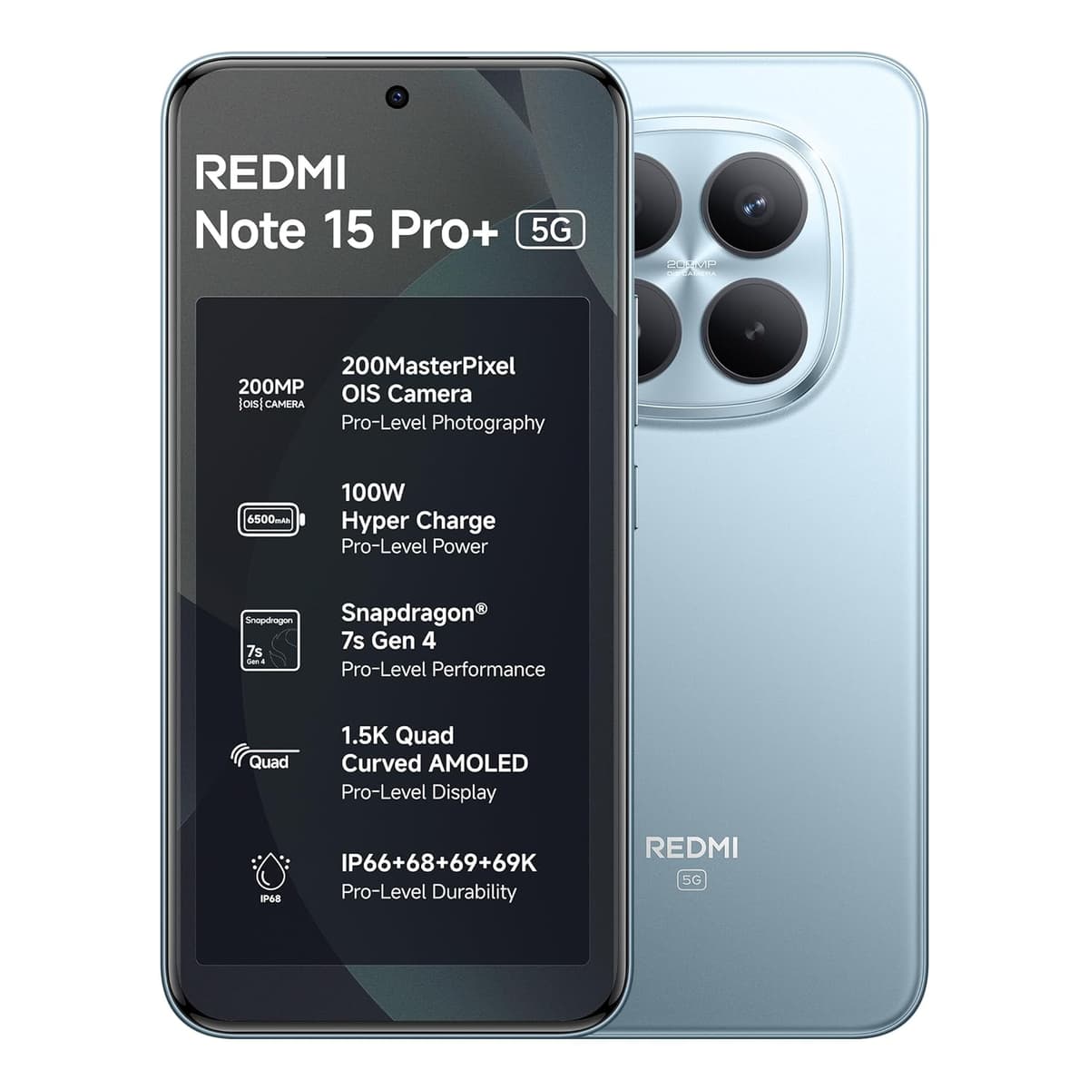 Redmi Note 15 Pro Plus 5G 8GB 256GB Mirage Blue