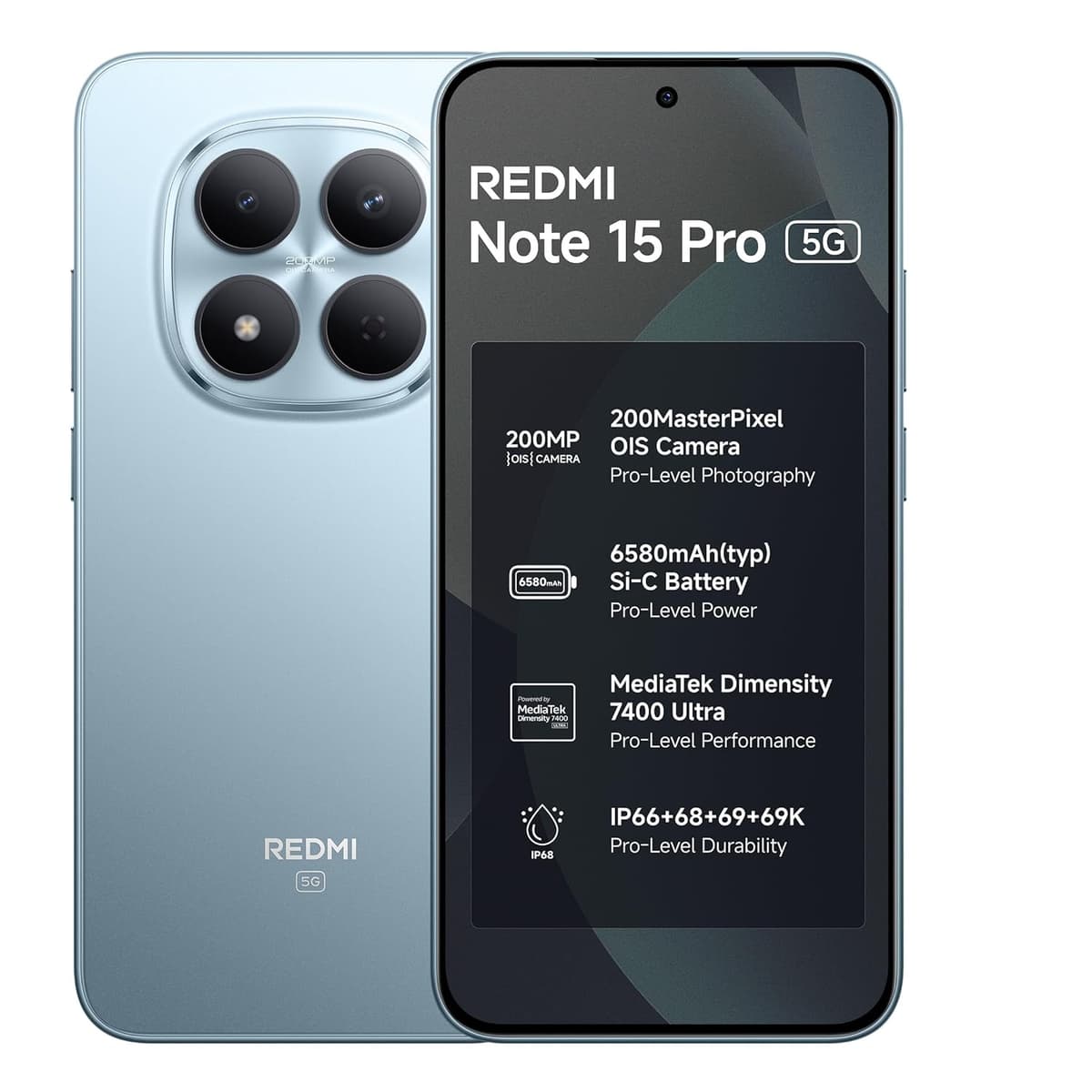 Redmi Note 15 Pro 5G 8GB 256GB Mirage Blue