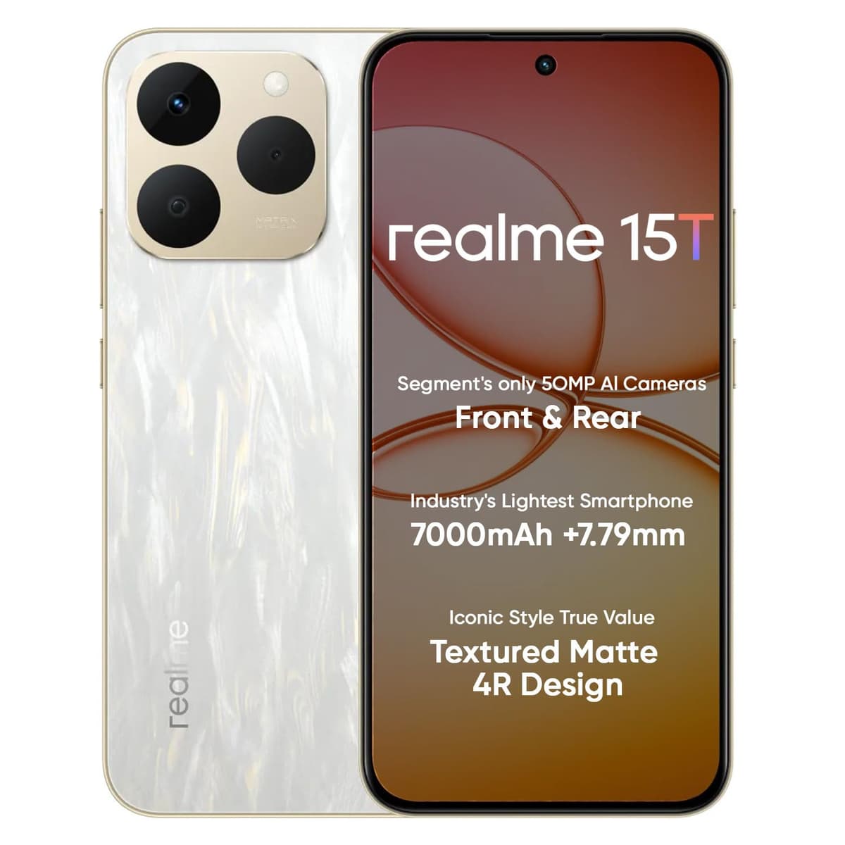 Realme 15T 5G 8GB 128GB Flowing Silver