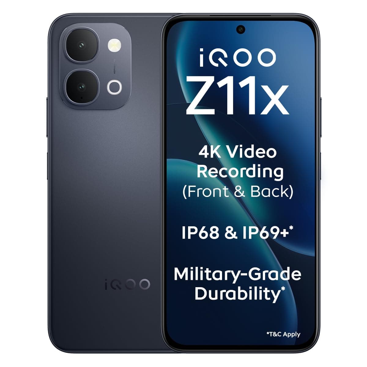 iQOO Z11x 5G 8GB RAM 256GB Titanium Black