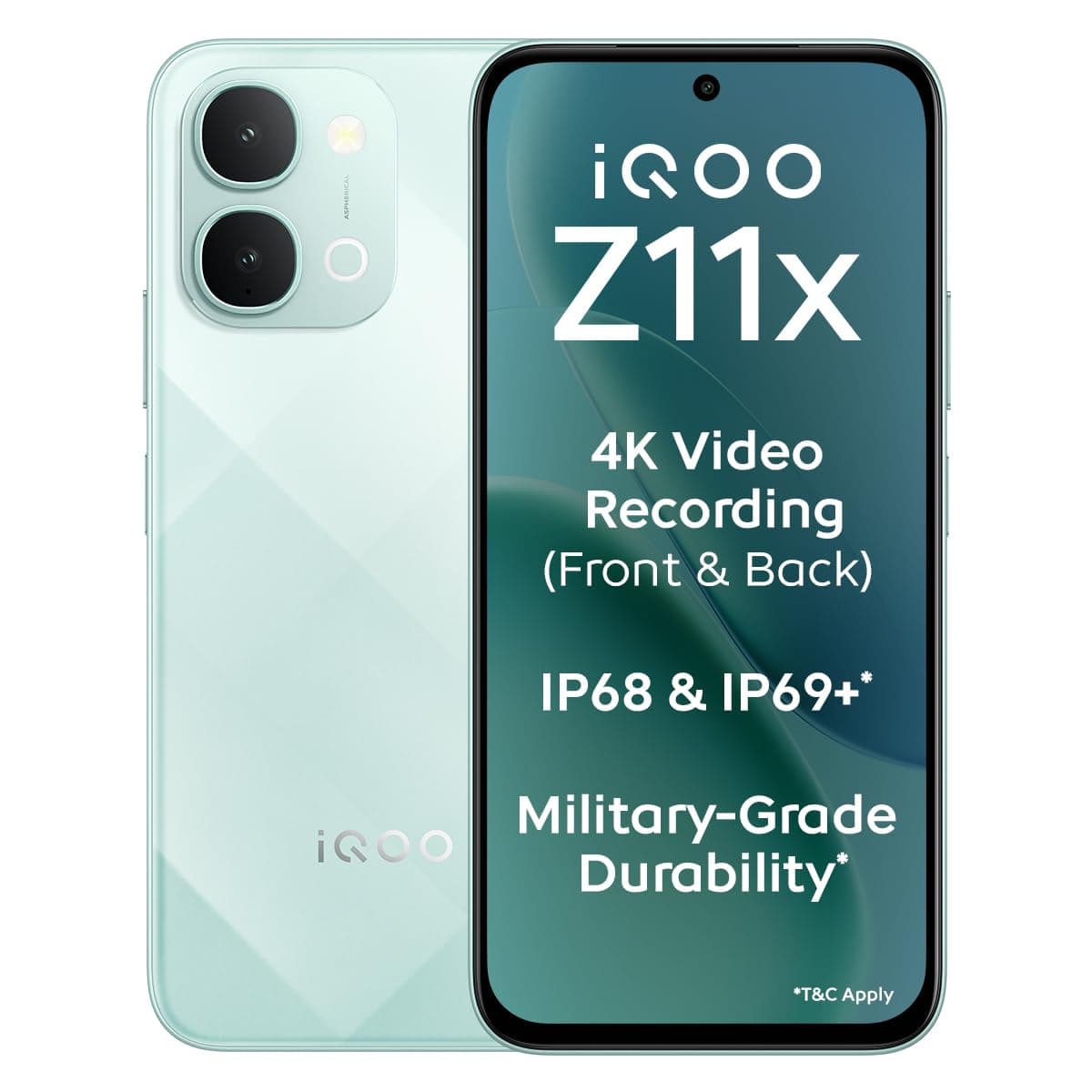 iQOO Z11x 5G Prismatic Green 8GB RAM 128GB Storage