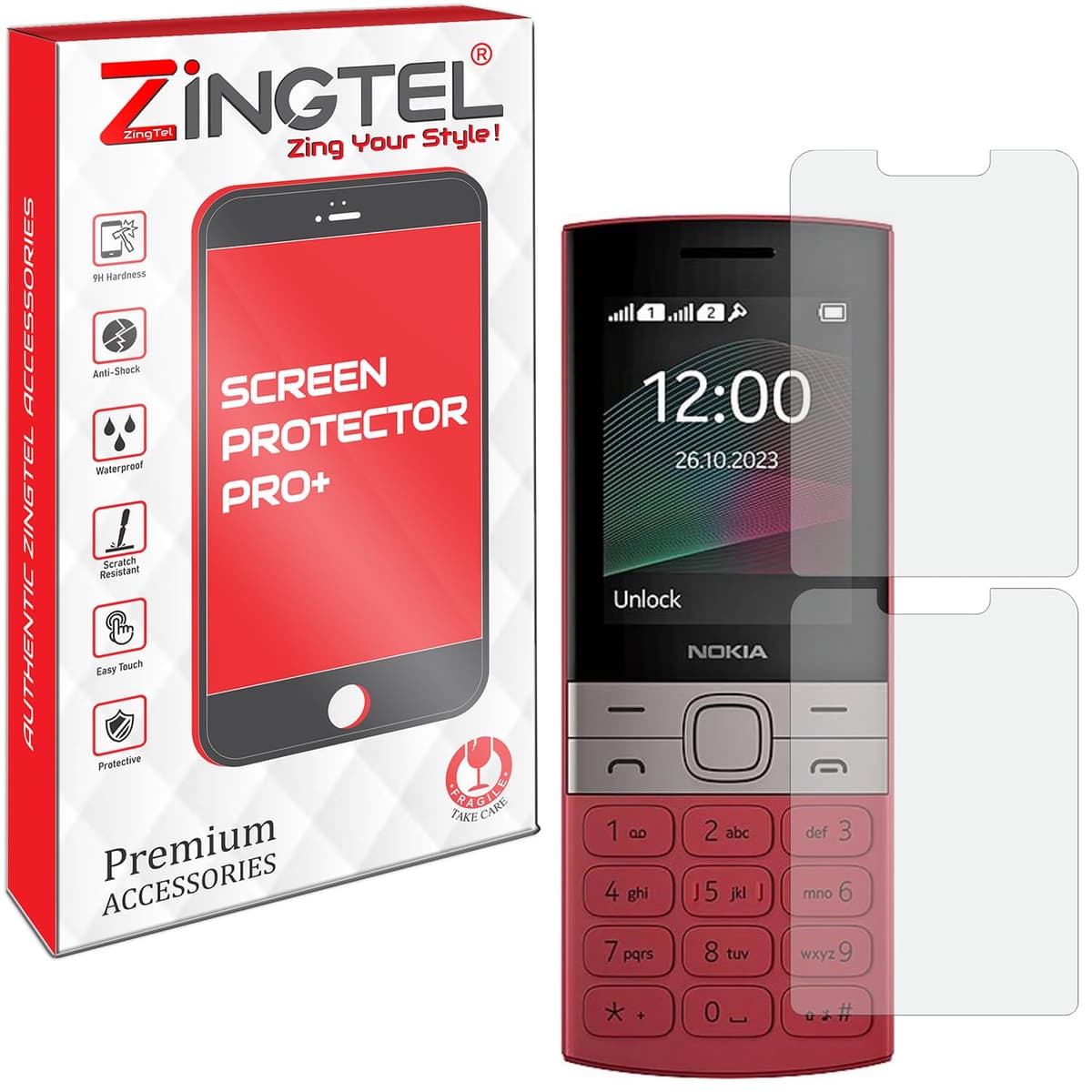 Zingtel Screen Guard For Nokia 150 2023 Flexible Fiber