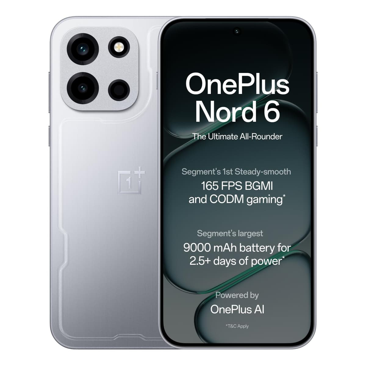 OnePlus Nord 6 12GB 256GB Quick Silver Snapdragon 8s Gen 4