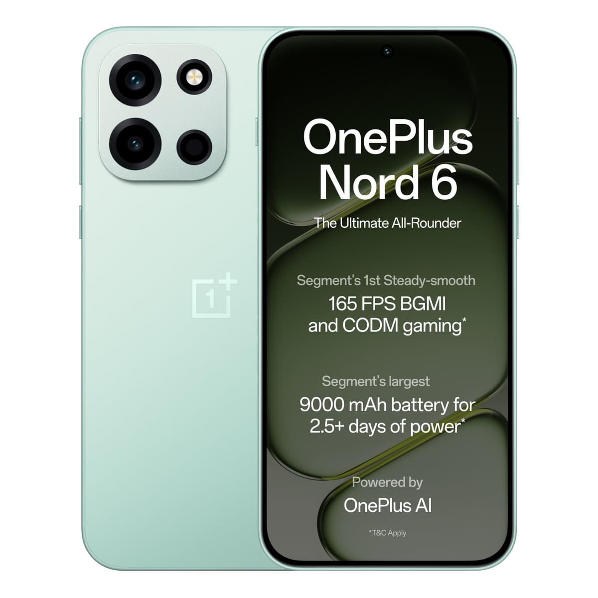 OnePlus Nord 6 12GB RAM 256GB Fresh Mint 5G Smartphone - image 1