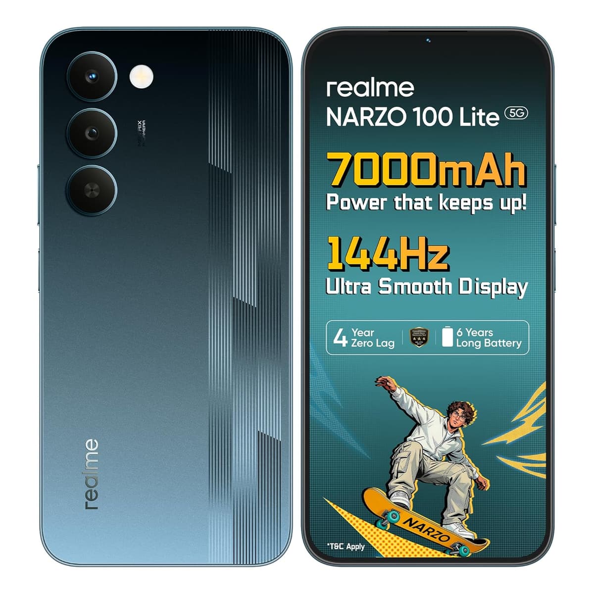 Realme Narzo 100 Lite 5G Thunder Black 4GB 64GB 7000mAh