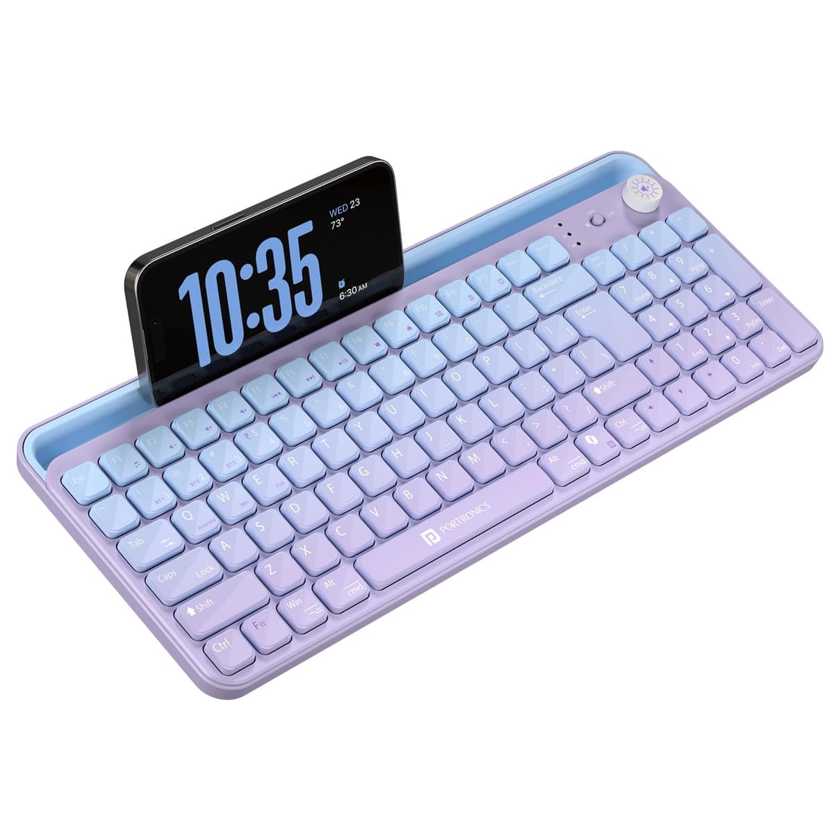 Portronics Bubble 4.0 Wireless Keyboard With Bluetooth
