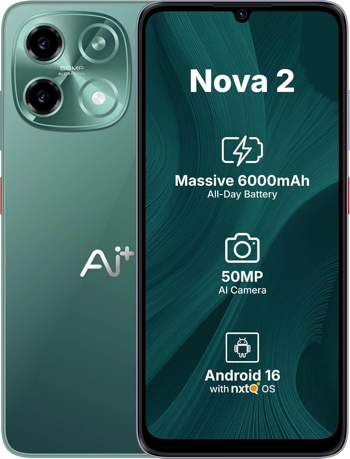 AI+ Nova 2 5G 64GB Green 4GB RAM