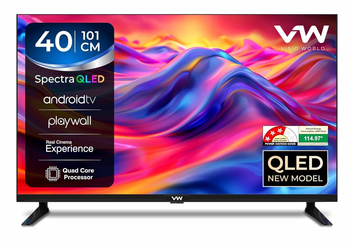 Visio World VW40AQ3 Spectra Series 40 Inch QLED Full HD Smart TV Black