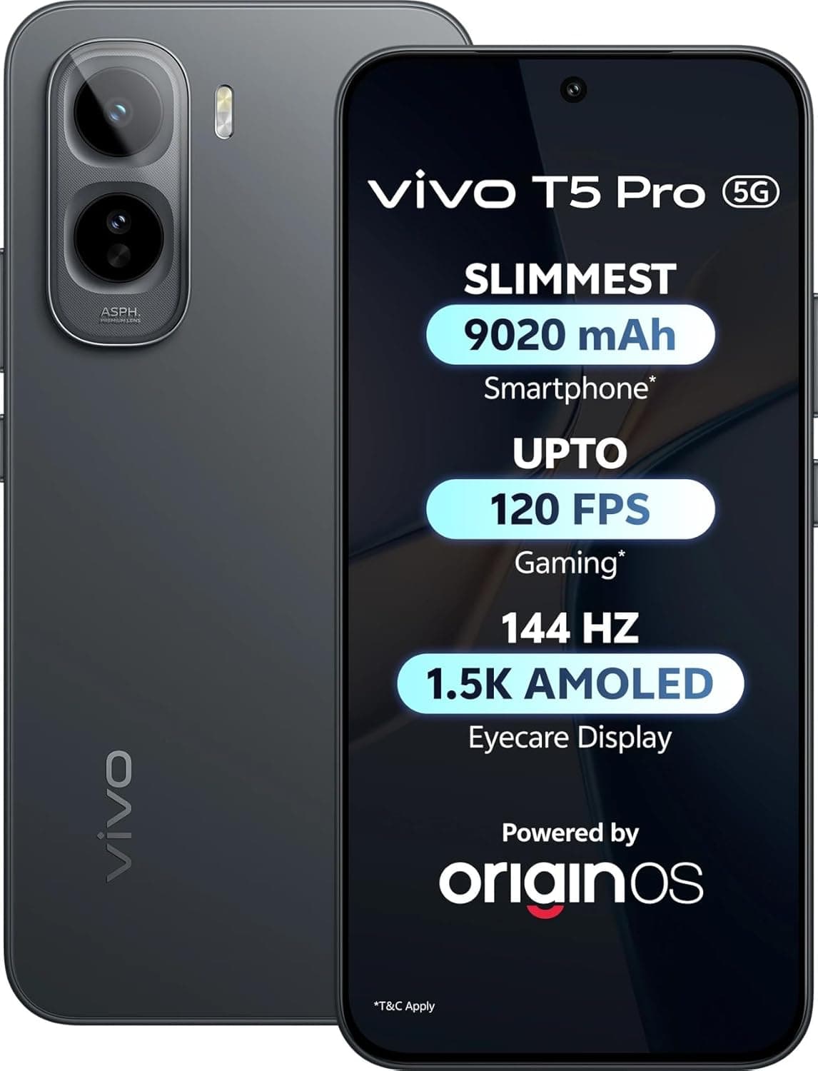 Vivo T5 Pro 5G 8GB RAM 256GB Cosmic Black
