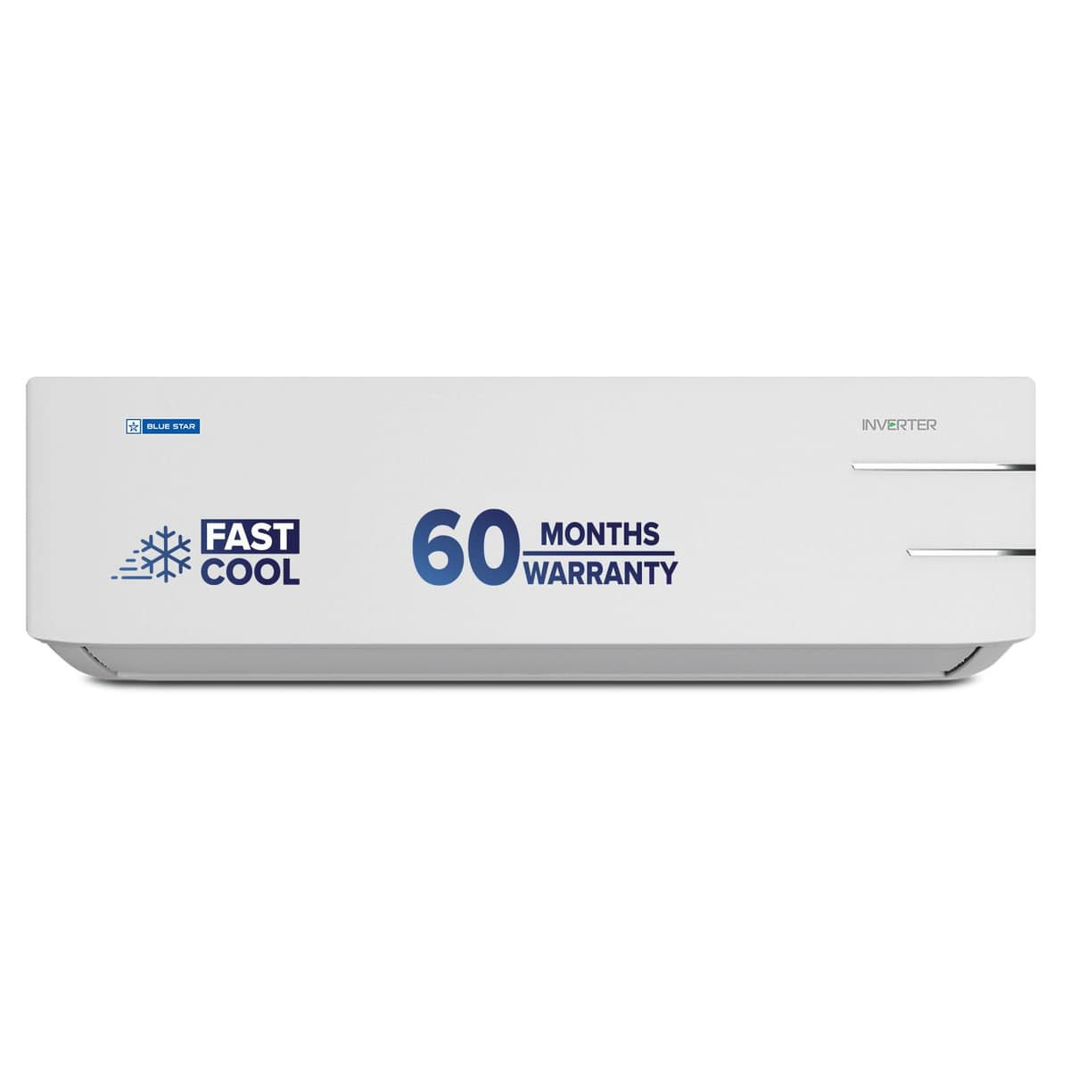 Blue Star 2 Ton 3 Star, Inverter Split AC (Copper, Convertible 5 in 1 Cooling, Auto Defrost, Dust Filters, Blue Fins, IE324YNU, White)