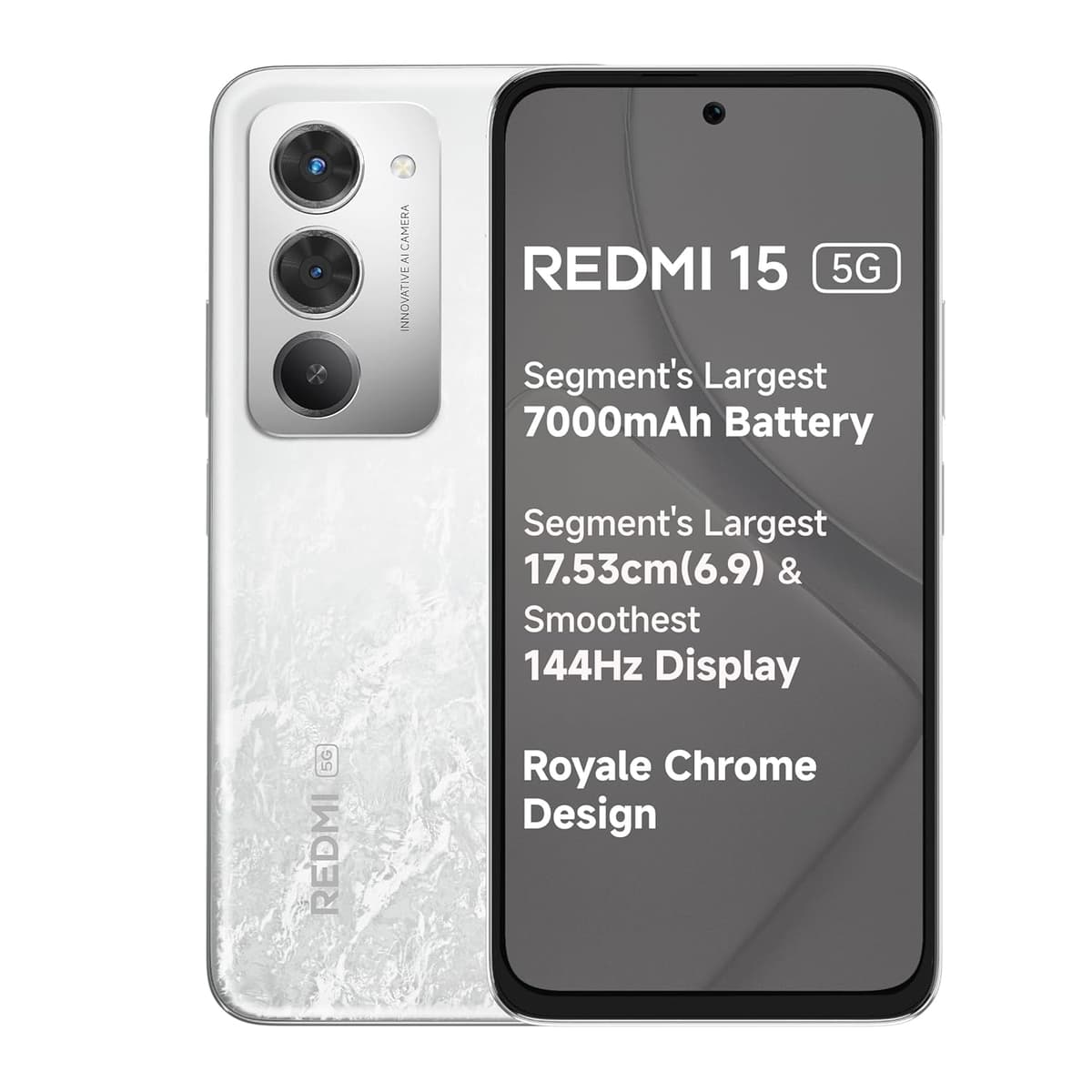 Redmi 15 5G Frosted White 8GB + 128GB