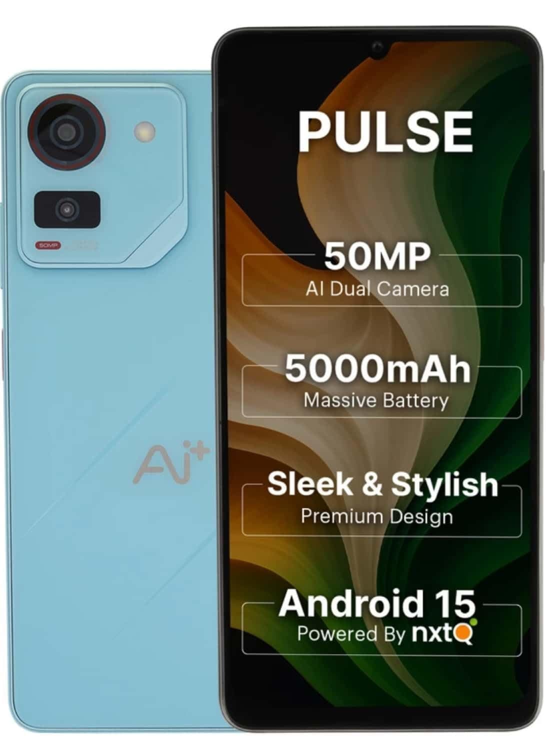NxtQ Ai+ Pulse 4G Blue 64GB 4GB RAM