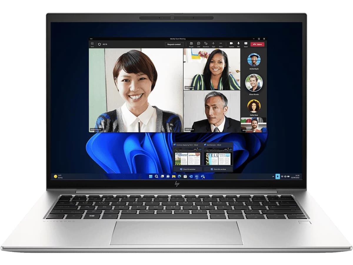 HP EliteBook 845 AMD Ryzen 5 Pro 6650U Hexa Core, (16GB DDR5/512GB SSD/AMD 660M Graphics/Windows 11) Business Laptop/Backlit+FingerPrint/14.0" WUXGA Display/Silver/1.4 Kg