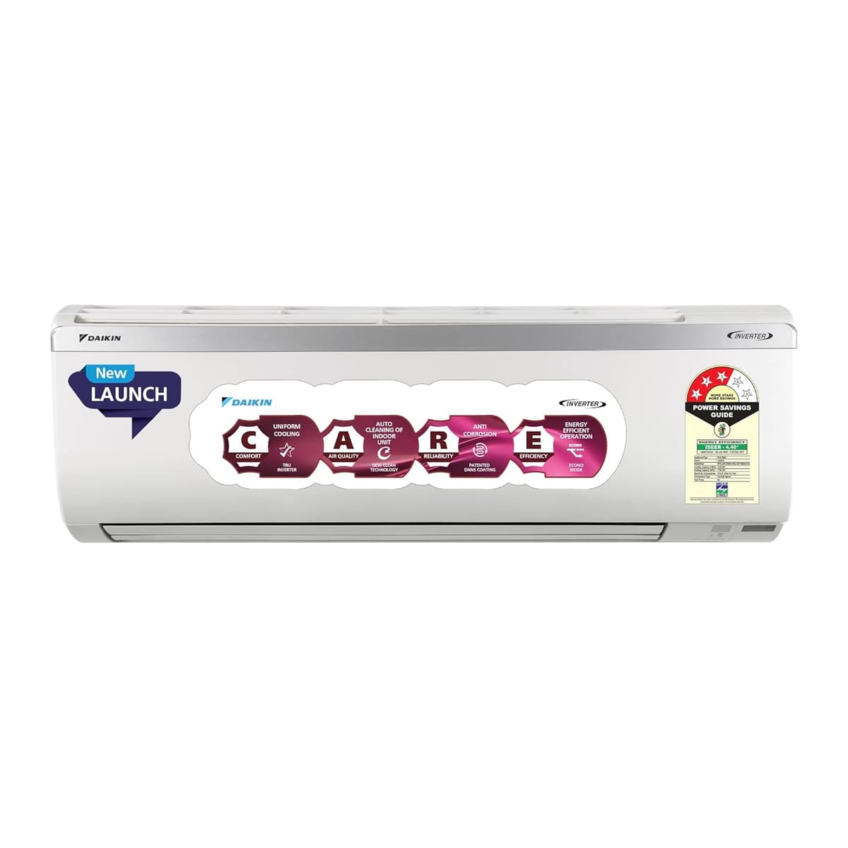 Daikin 1.0 Ton 3 Star, New Star rated, Inverter Split AC (Copper, PM2.5 Filter, MTKL35XV16, White)