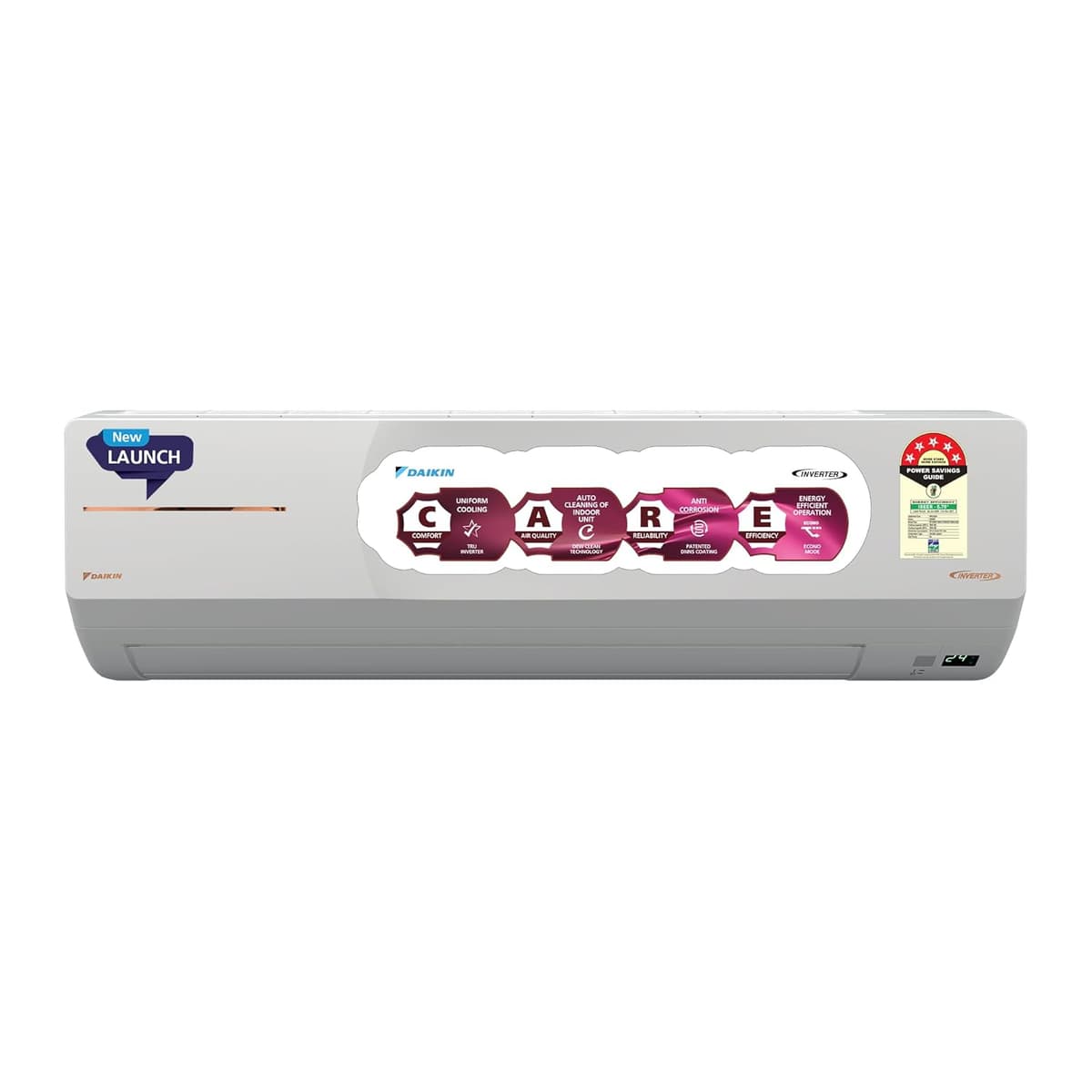 Daikin 1.5 Ton 5 Star,New Star rated, Inverter Split AC (Copper, PM2.5 Filter, MTKM50XV16, White)