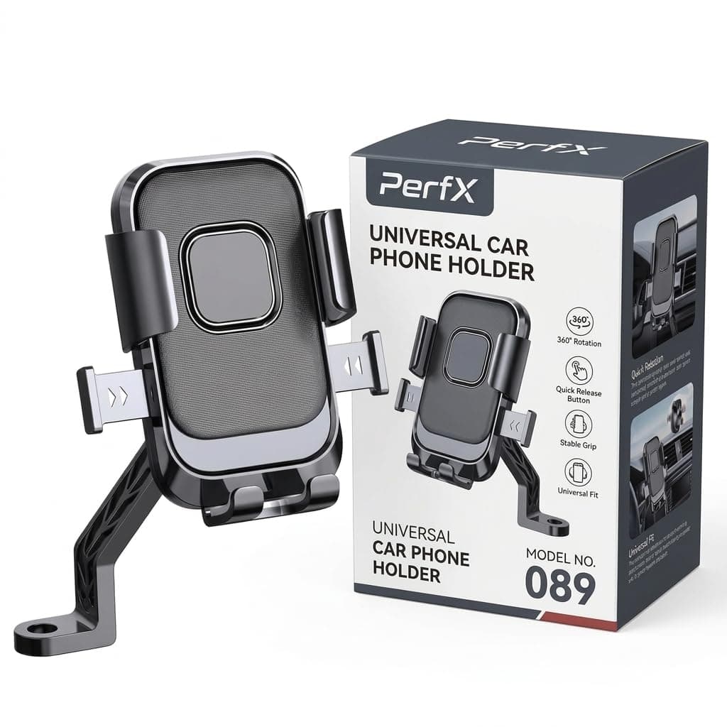 PerfX 360° Rotatable Bike Phone Holder with Quick Lock System